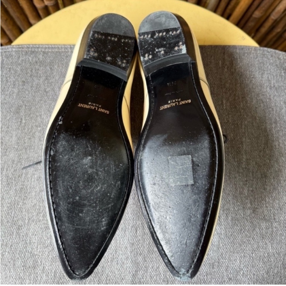 SAINT LAURENT patent leather lace up shoes - Picture 8 of 10